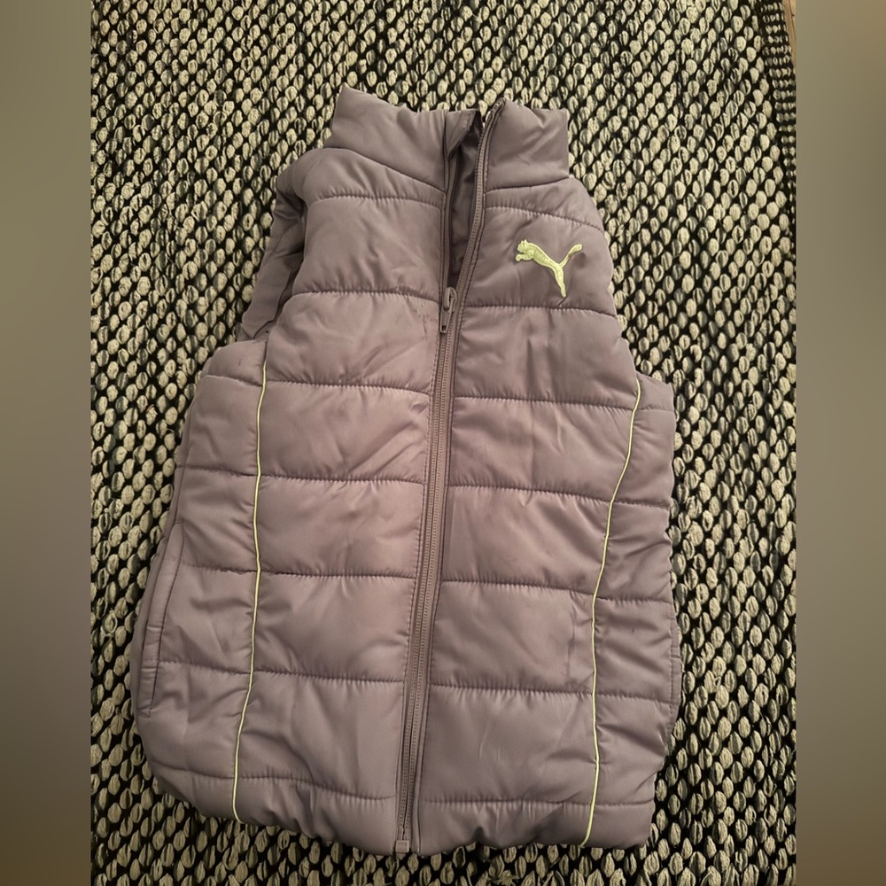 Puma Quilted Vest Purple 4t LNWOT